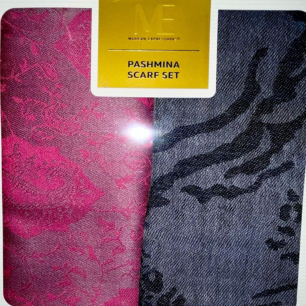 Pashminas set of two.  Never opened, Great accessory for any function